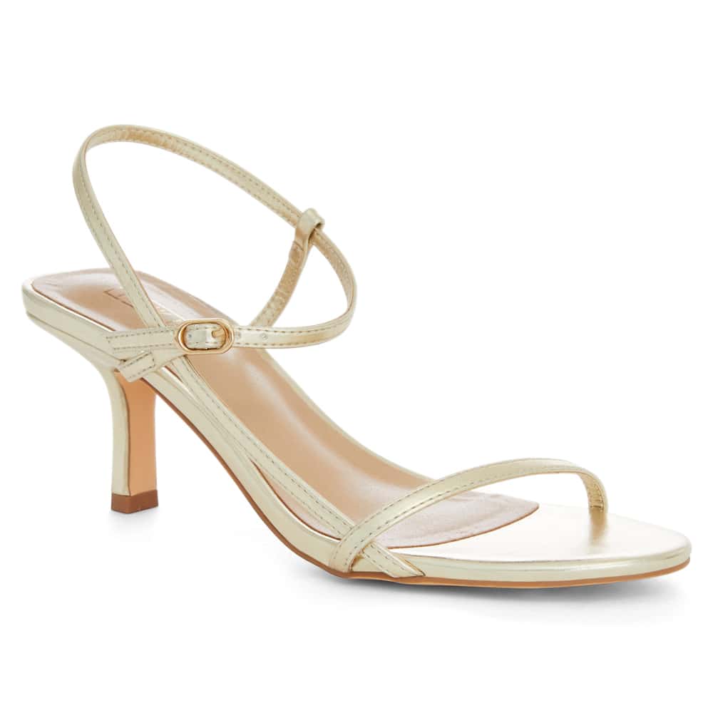 Aruba Heel in Soft Gold