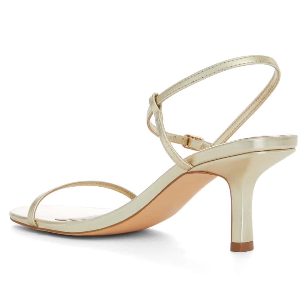 Aruba Heel in Soft Gold