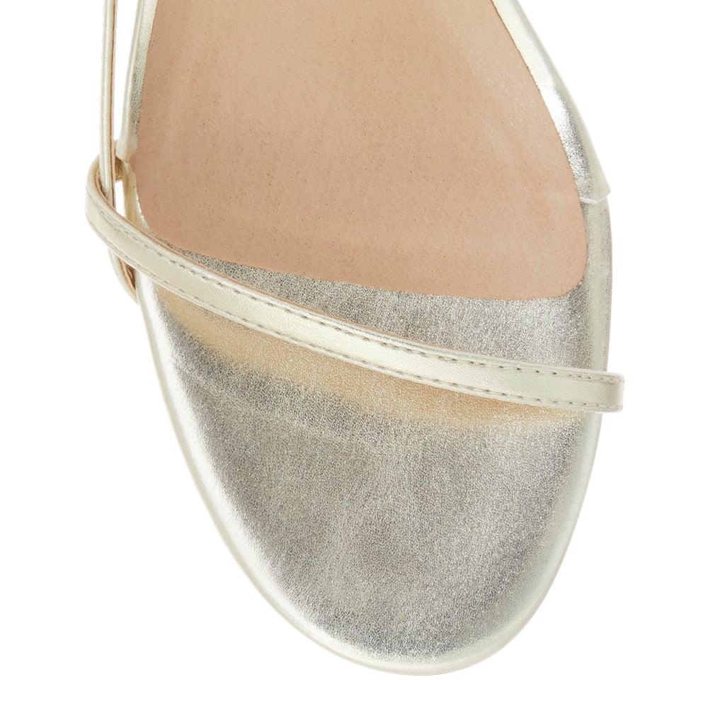 Aruba Heel in Soft Gold