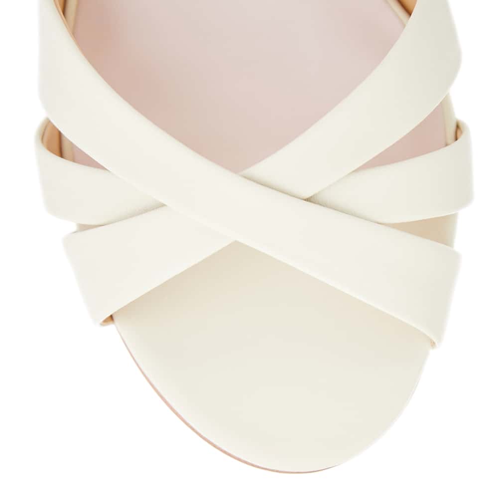 Audrey Heel in Bone Leather
