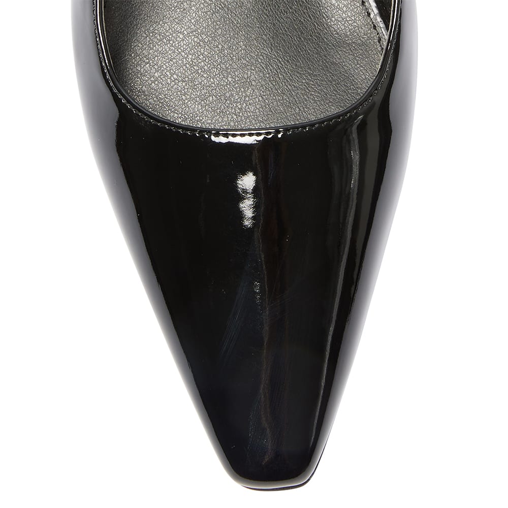 Bianca Ballet Flat in Black Patent