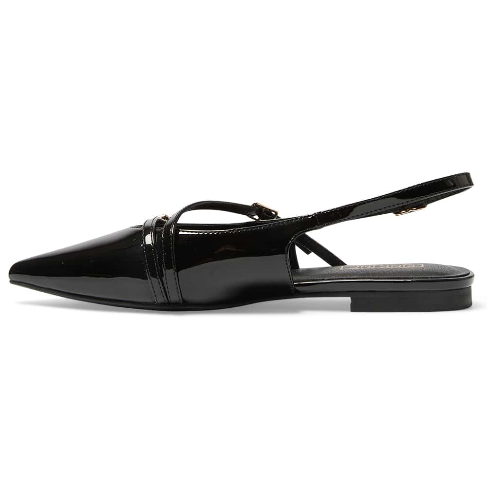 Inherit Ballet Flat in Black Patent