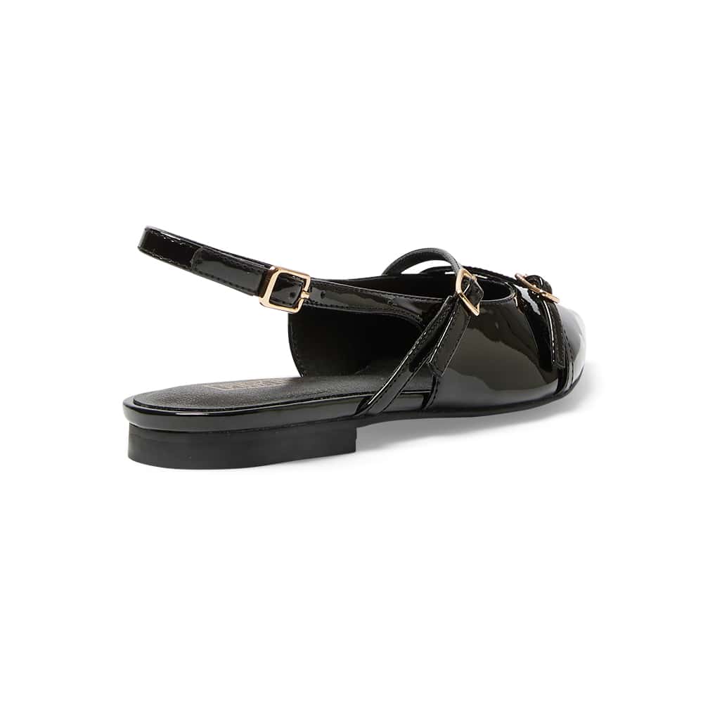 Inherit Ballet Flat in Black Patent