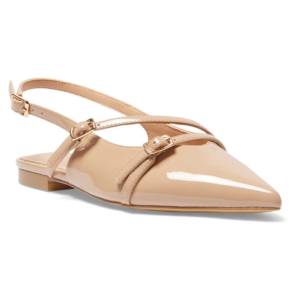 Inherit Ballet Flat in Blush Patent Patent
