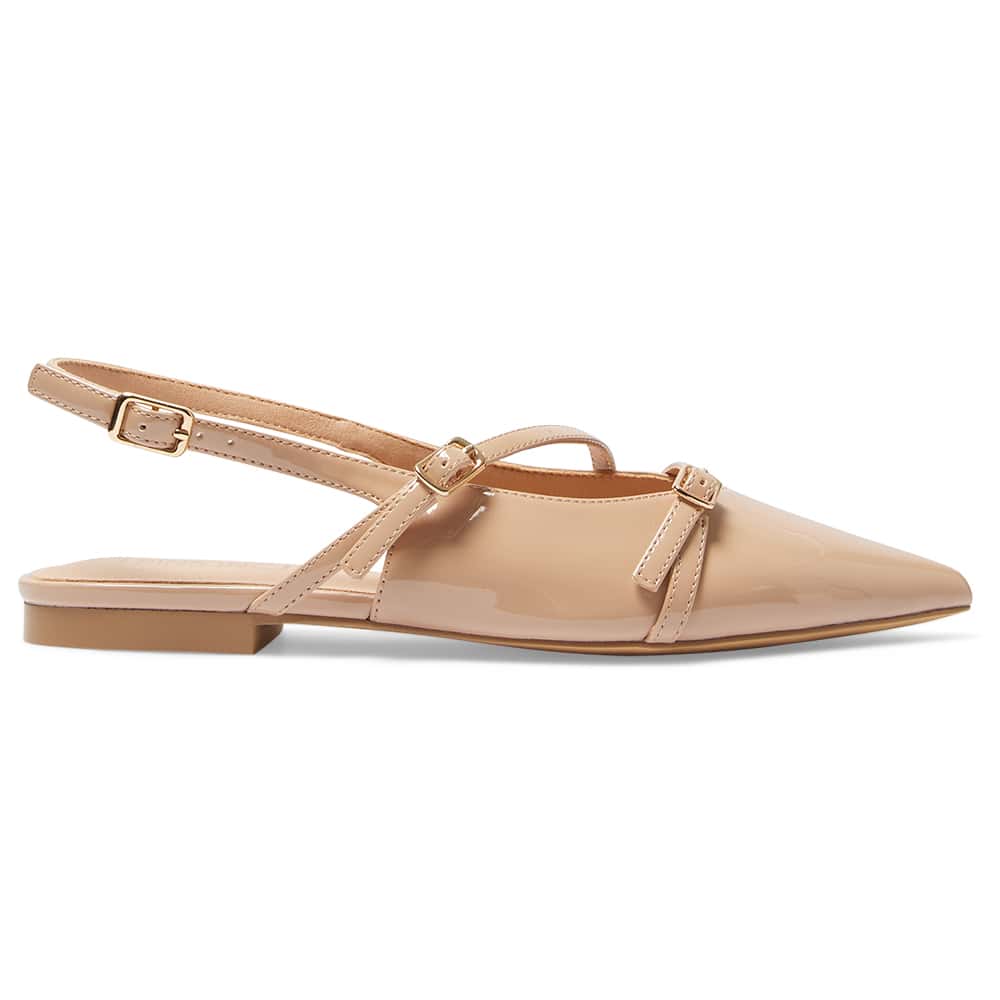 Inherit Ballet Flat in Blush Patent Patent