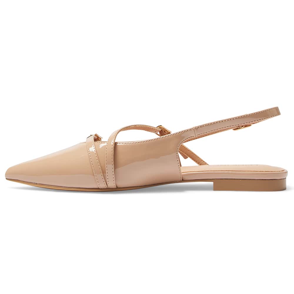 Inherit Ballet Flat in Blush Patent Patent