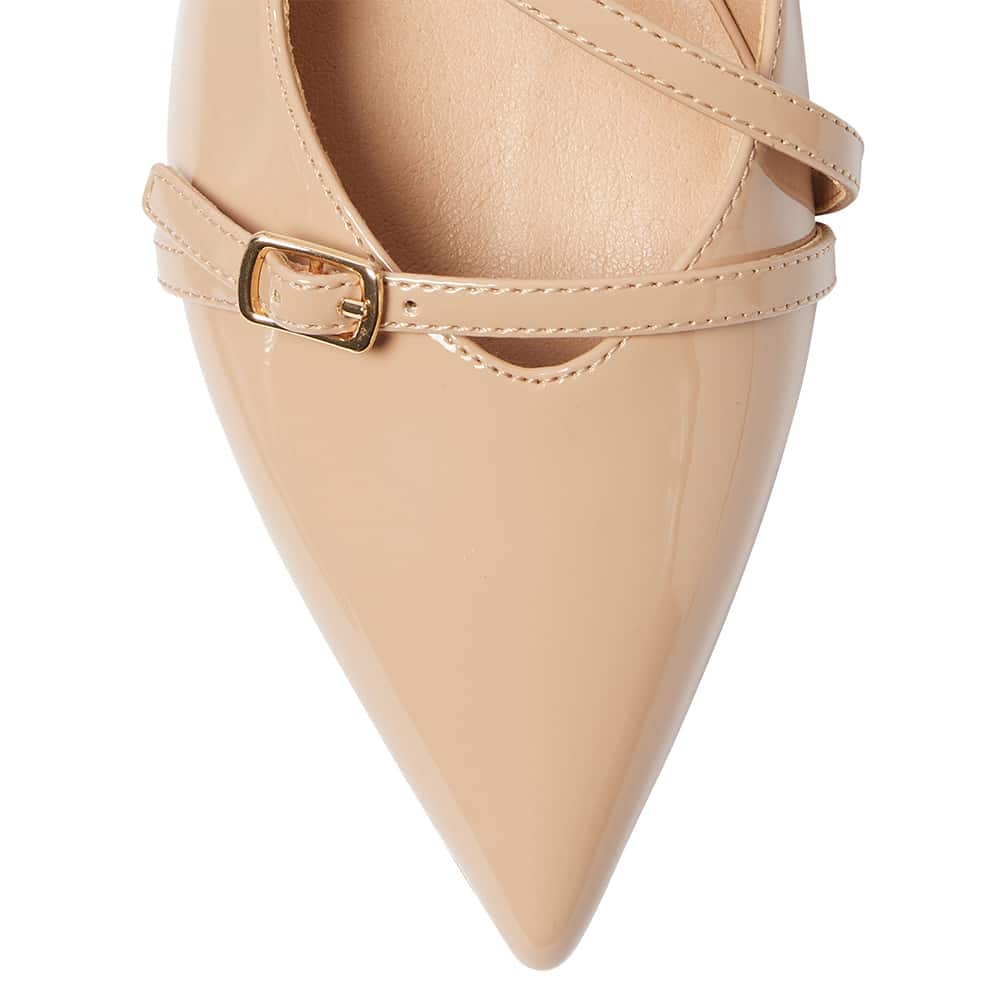 Inherit Ballet Flat in Blush Patent Patent