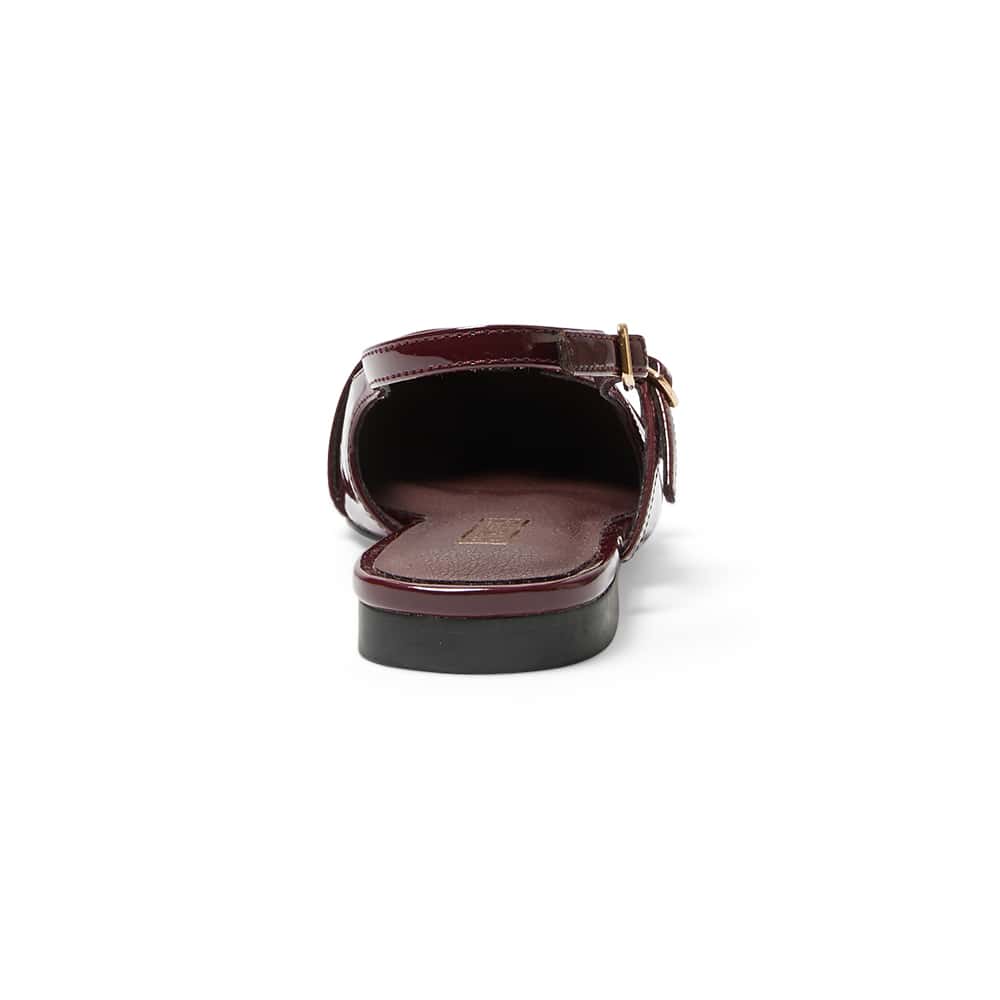 Inherit Ballet Flat in Wine Patent