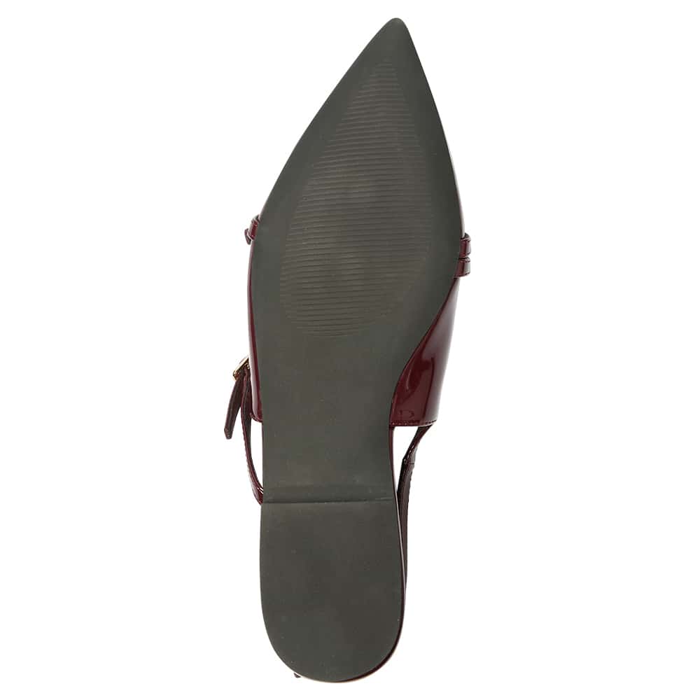 Inherit Ballet Flat in Wine Patent