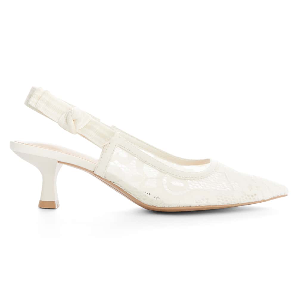 Olivia Heel in Cream