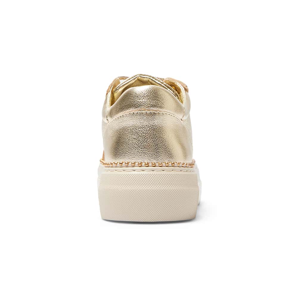 Persia Sneaker in Gold Nappa Leather