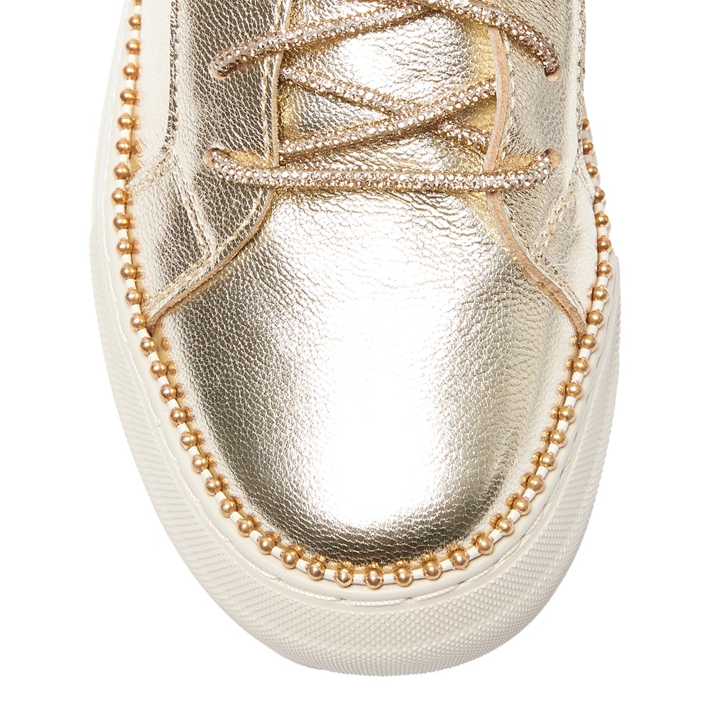 Persia Sneaker in Gold Nappa Leather