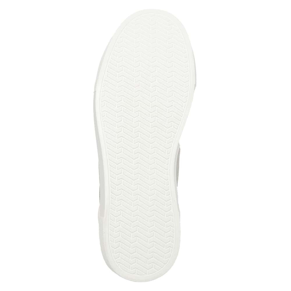 Prisila Sneaker in Silver Nappa Leather