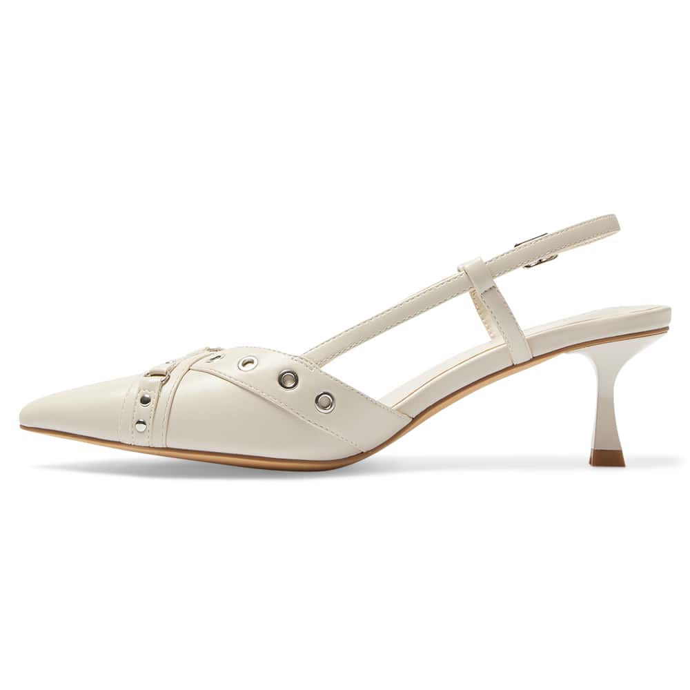 Sutton Heel in Bone Smooth