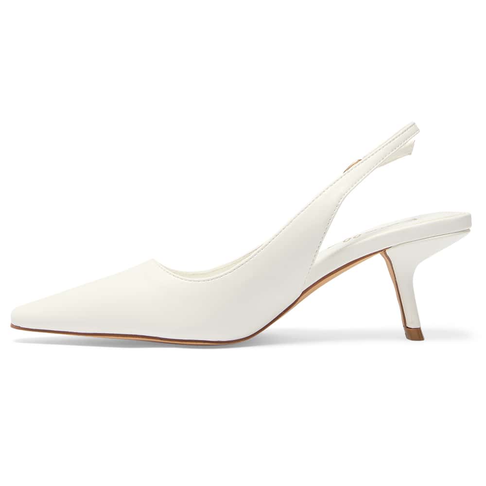 Abella Heel in White