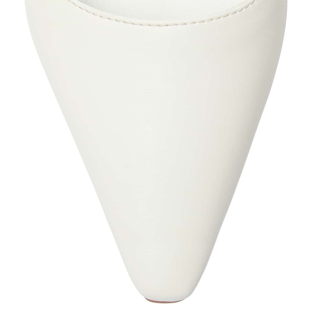 Abella Heel in White