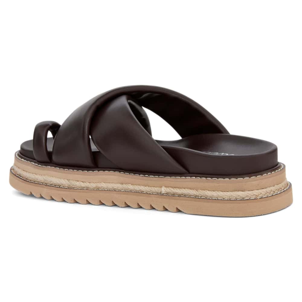Aimee Slide in Chocolate Smooth