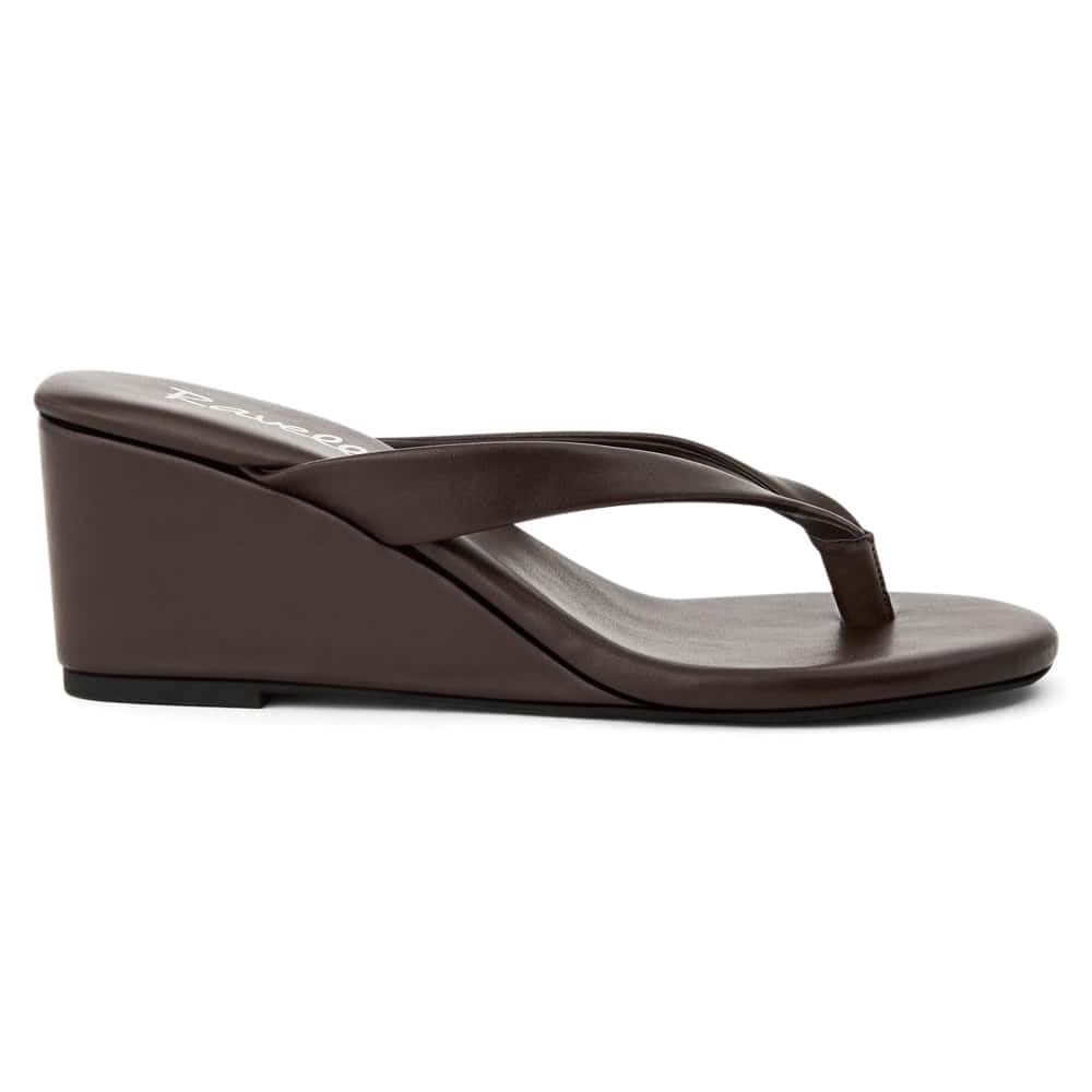 Alana Heel in Chocolate Smooth