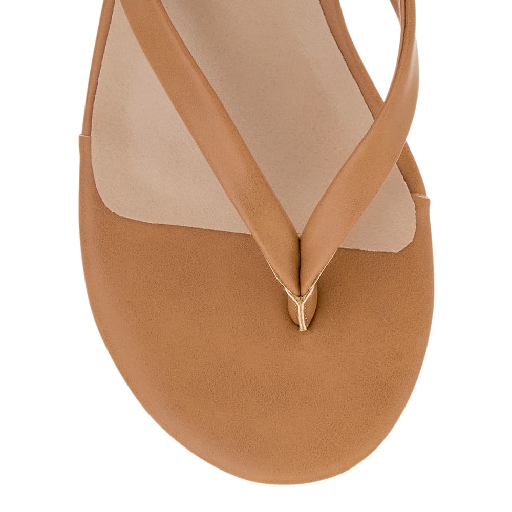 Amira Wedge in Tan