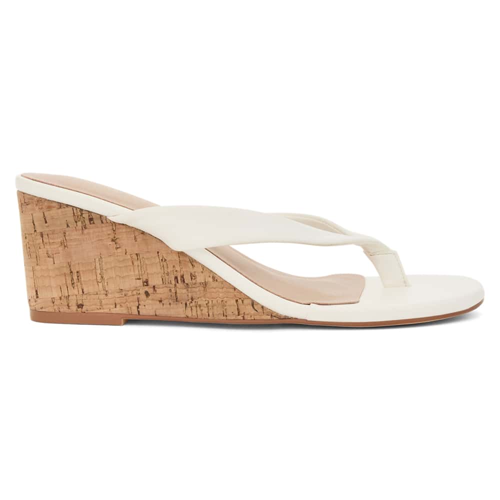 Amira Wedge in White