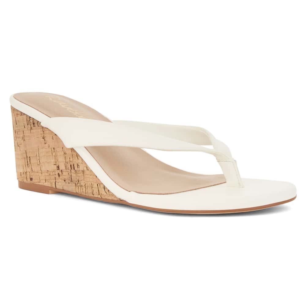 Amira Wedge in White