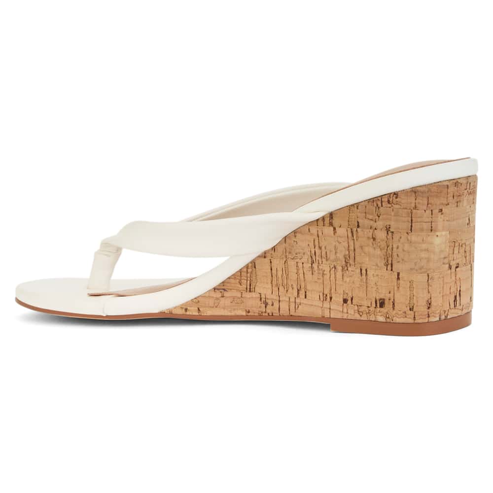 Amira Wedge in White