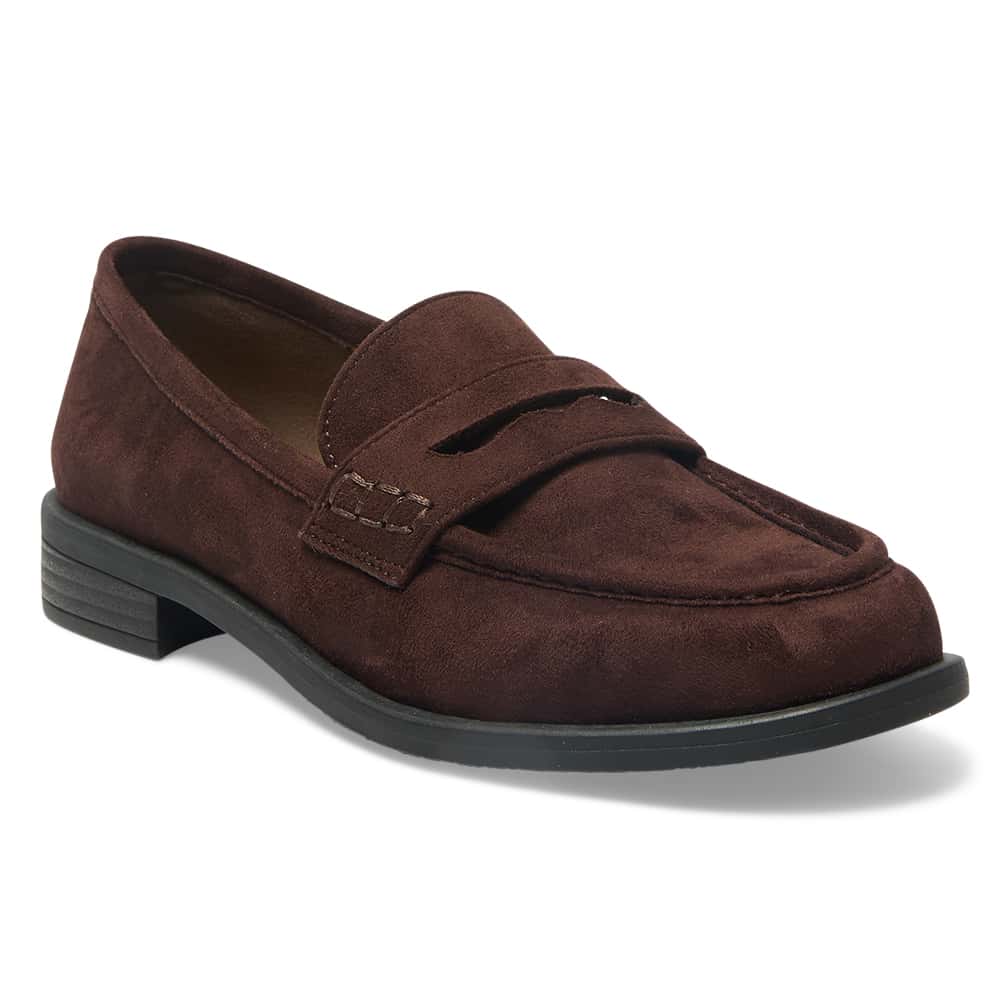 Arcade Loafer in Chocolate Micro