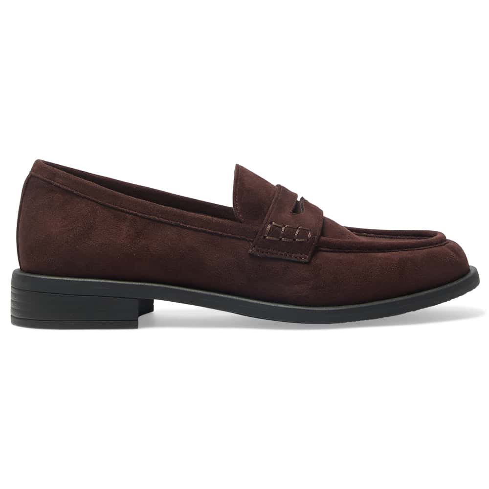 Arcade Loafer in Chocolate Micro