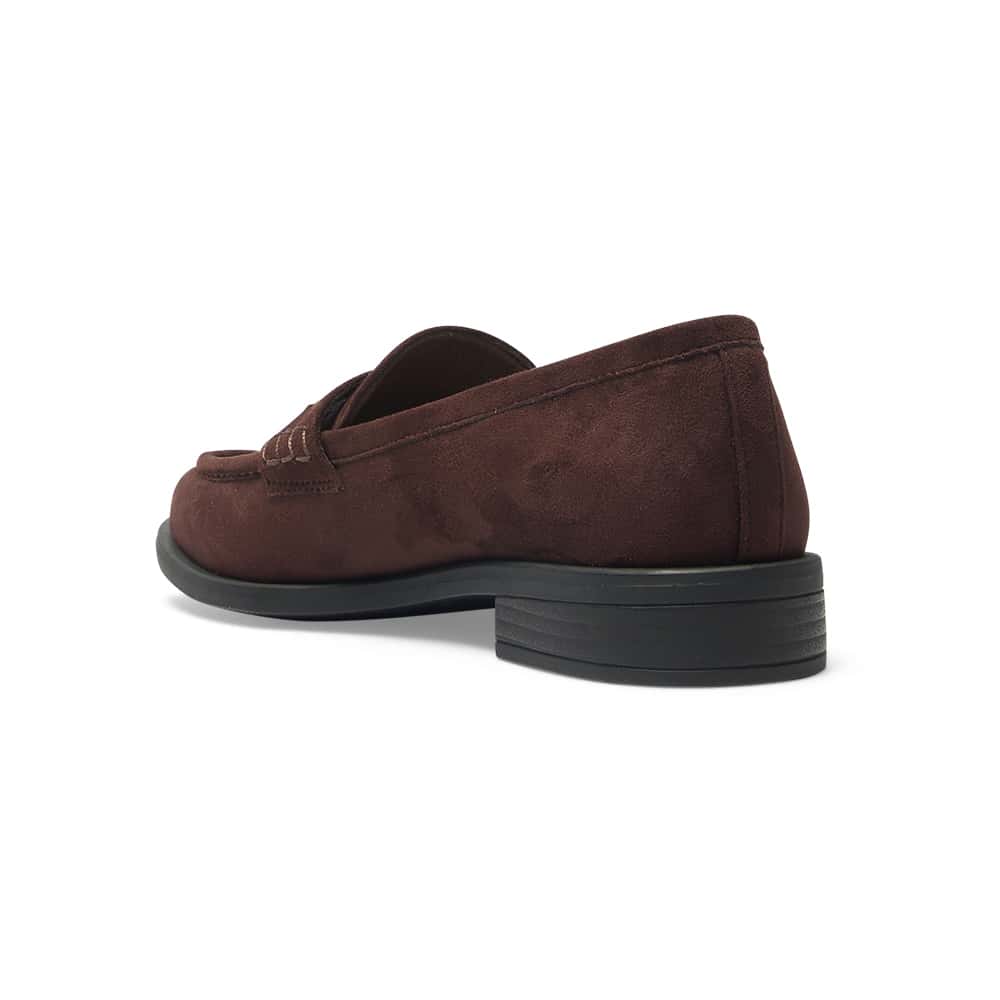 Arcade Loafer in Chocolate Micro