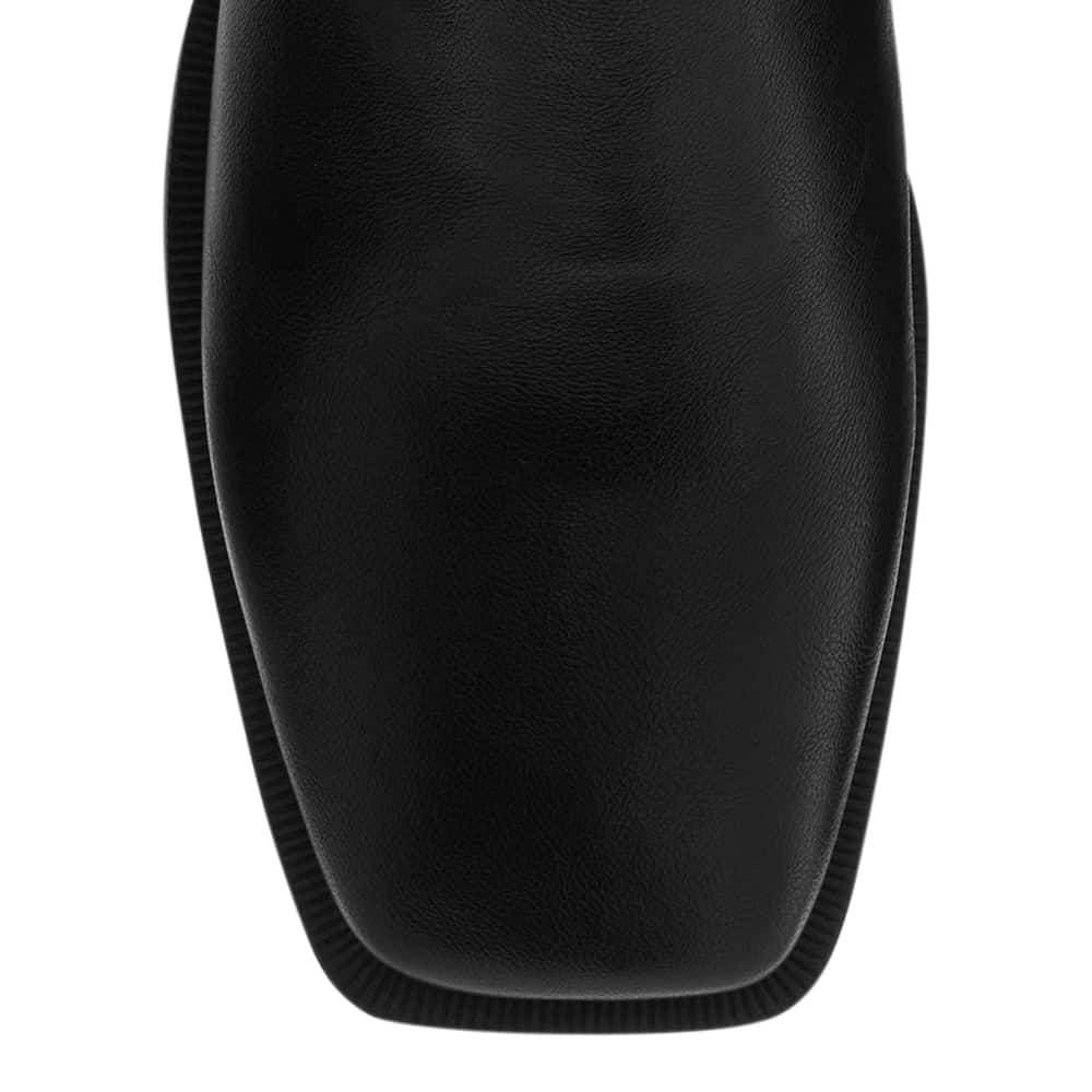 Arden Boot in Black Smooth