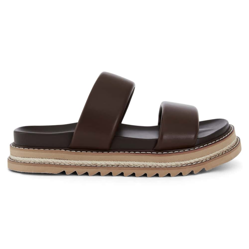 Azalea Sandal in Chocolate Smooth