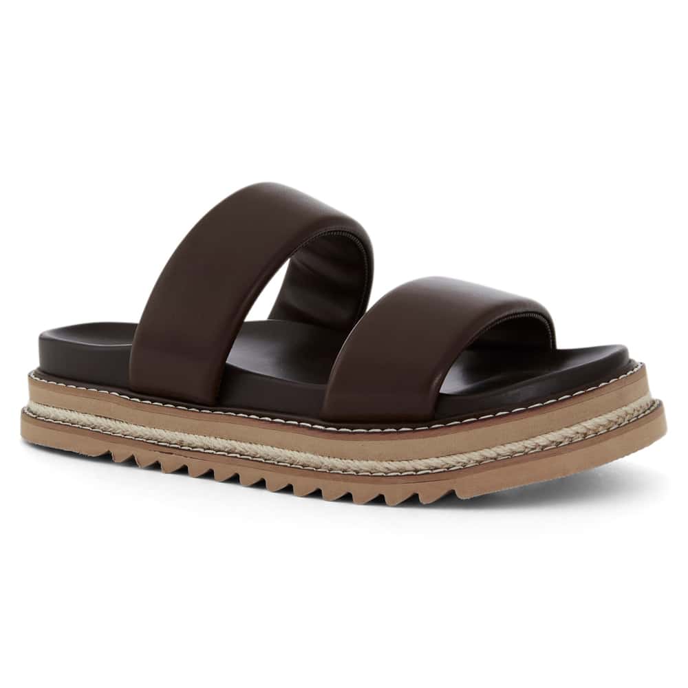 Azalea Sandal in Chocolate Smooth