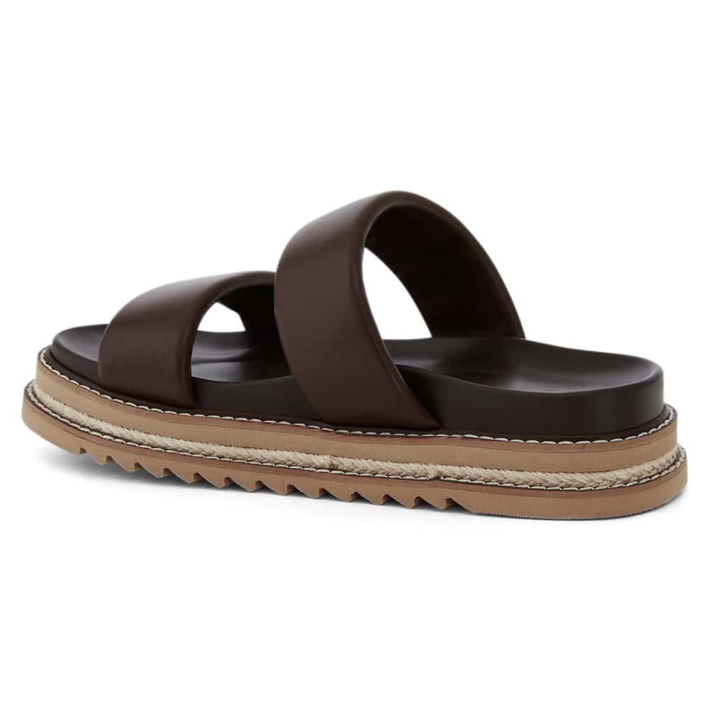 Azalea Sandal in Chocolate Smooth