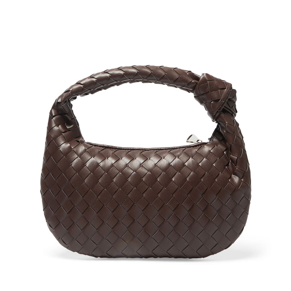 Bazz Handbag in Chocolate Weave