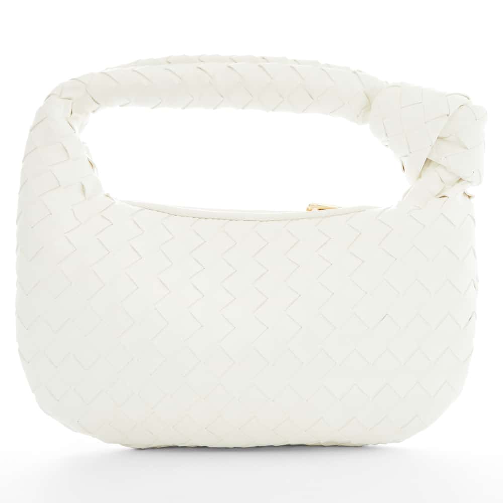 Bazz Handbag in White Weave