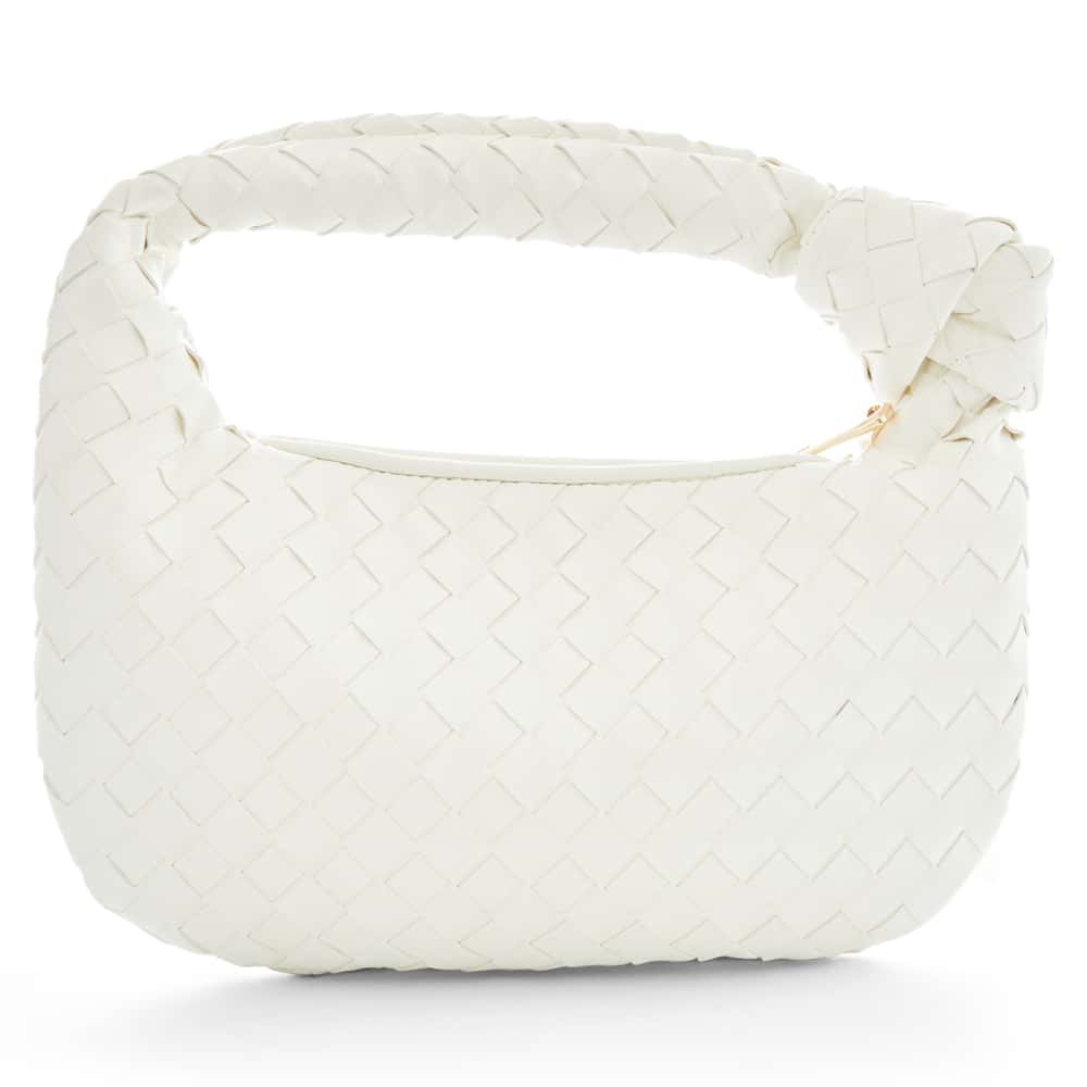 Bazz Handbag in White Weave