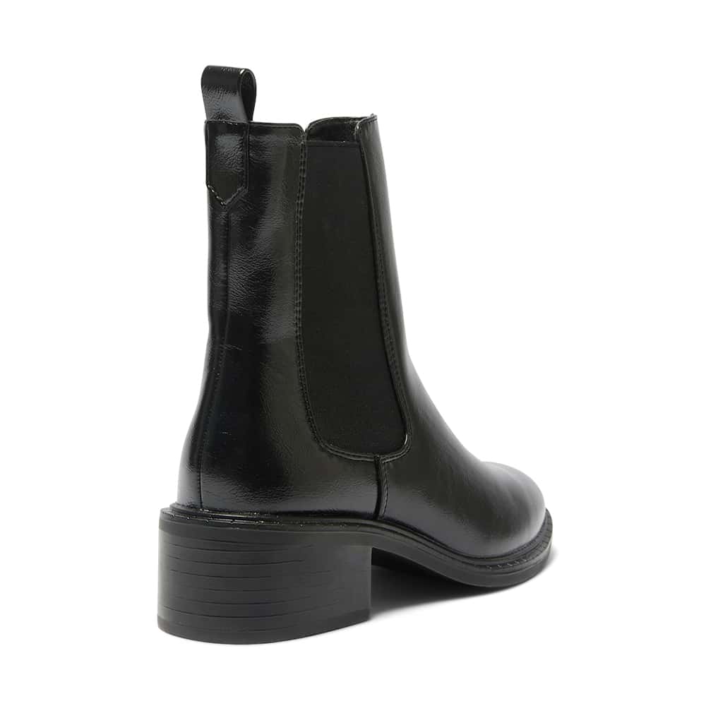 Bedford Boot in Black Crinkle
