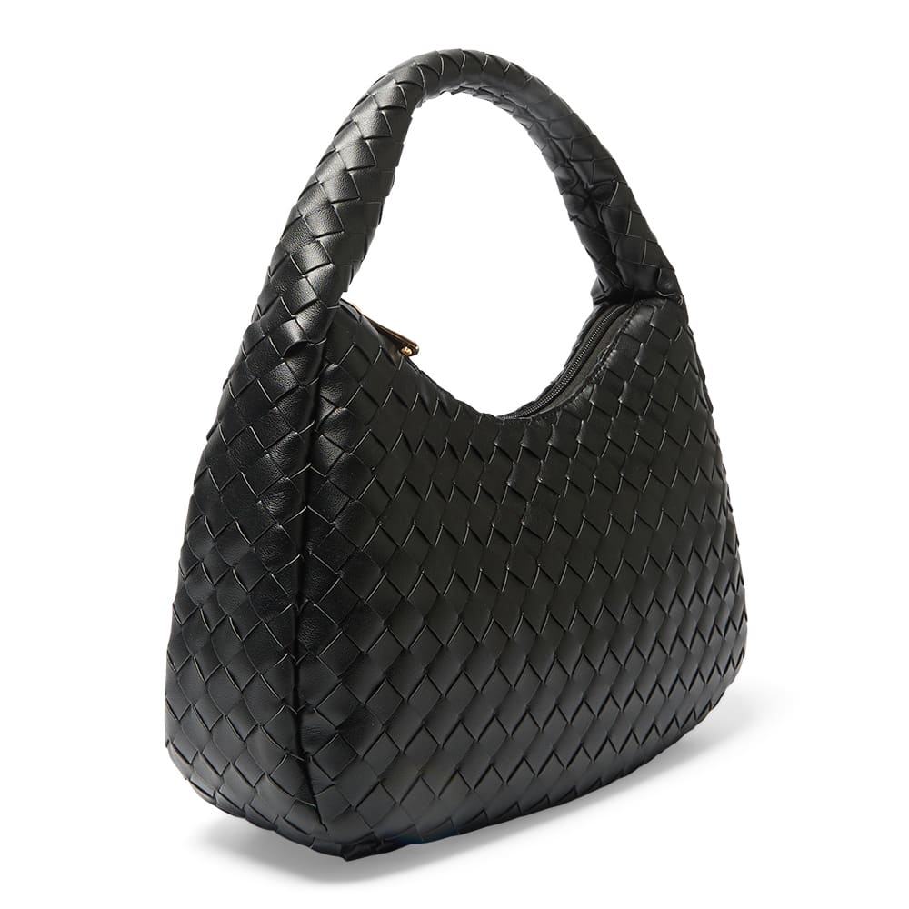 Bobbi Bag in Black Weave