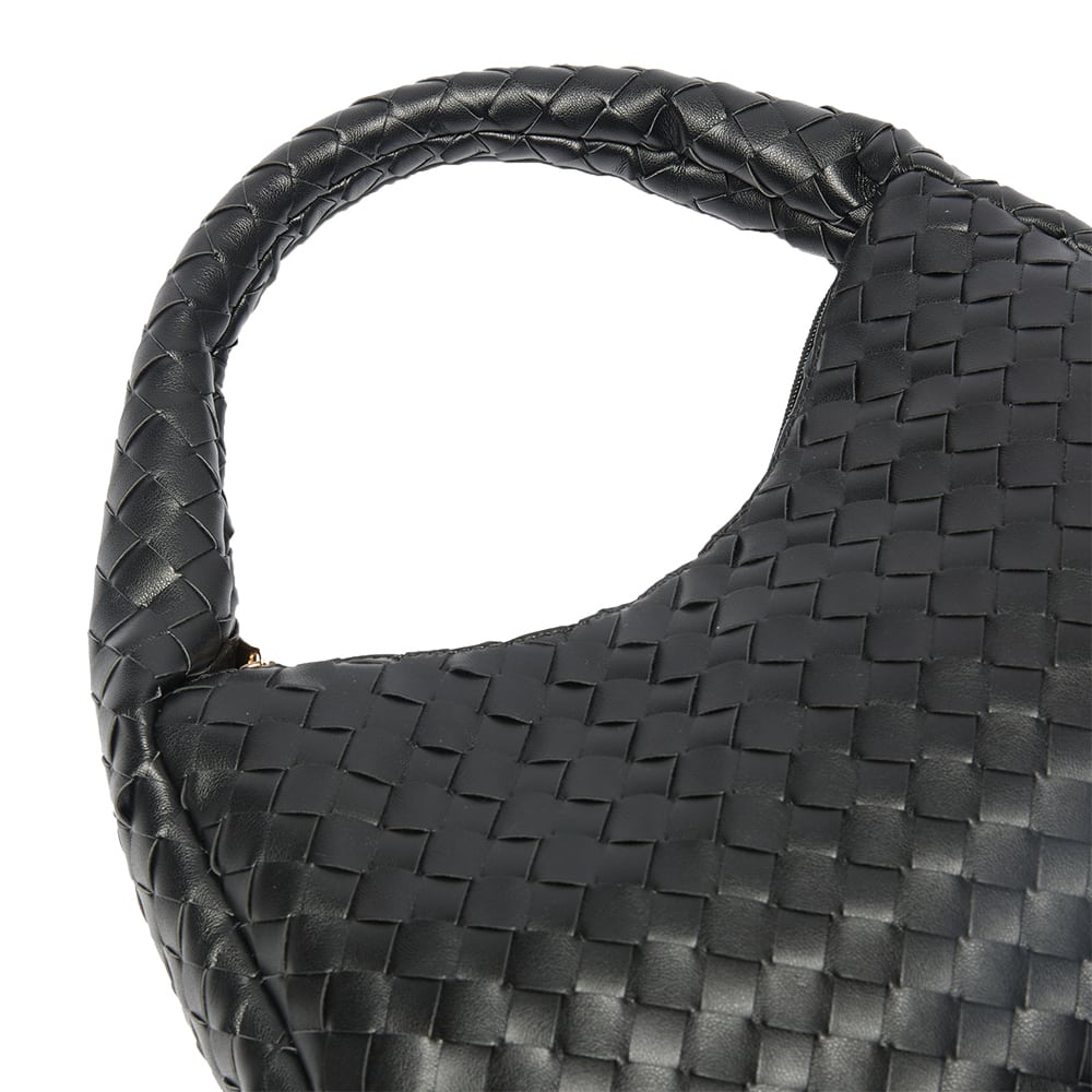 Bobbi Bag in Black Weave