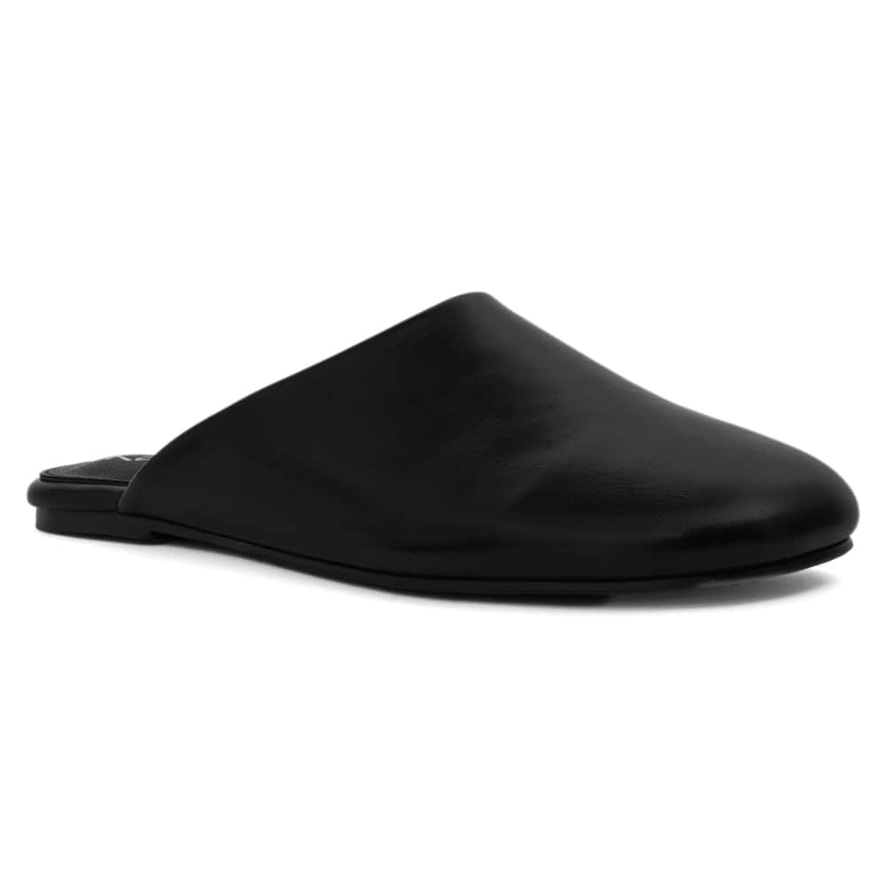Brenda Flat in Black Smooth