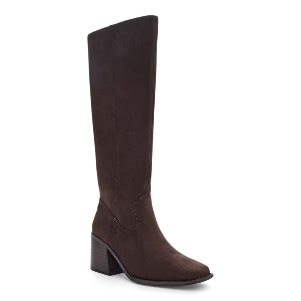 Camille Boot in Chocolate Micro