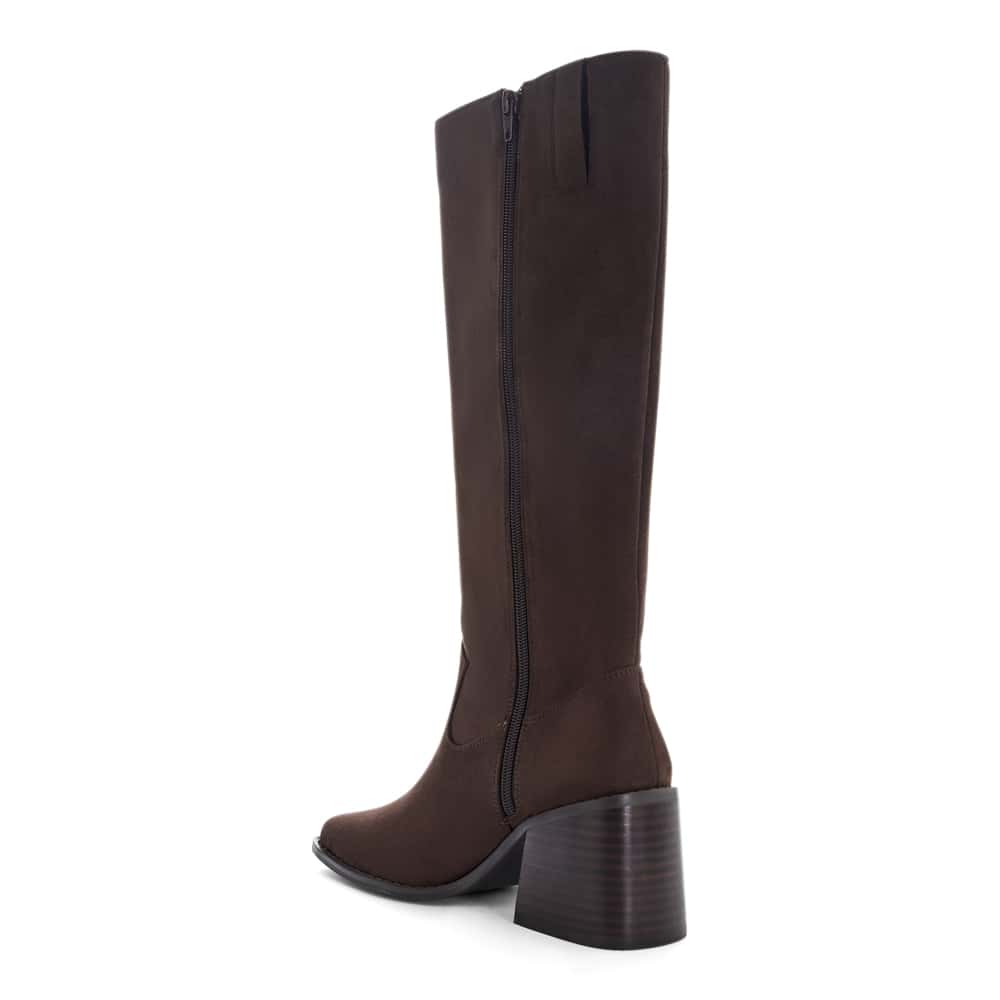 Camille Boot in Chocolate Micro