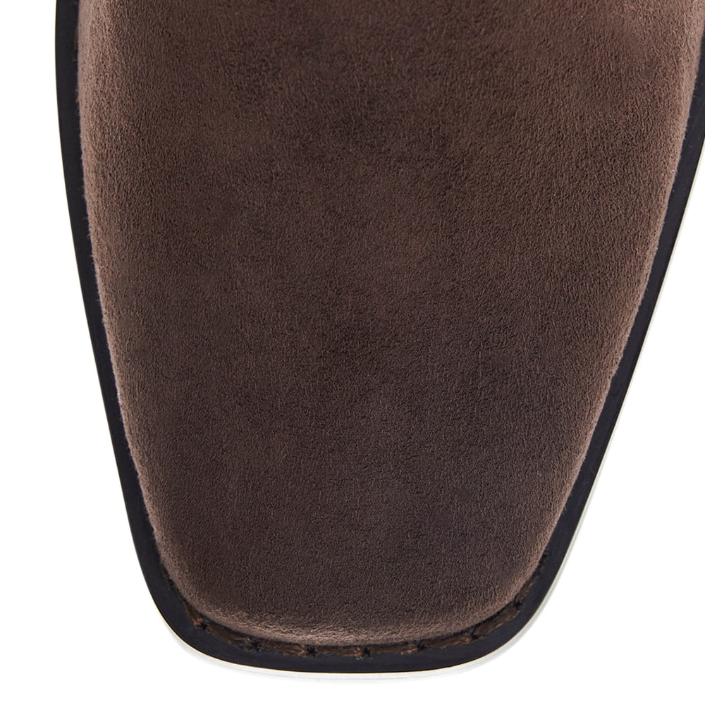 Camille Boot in Chocolate Micro