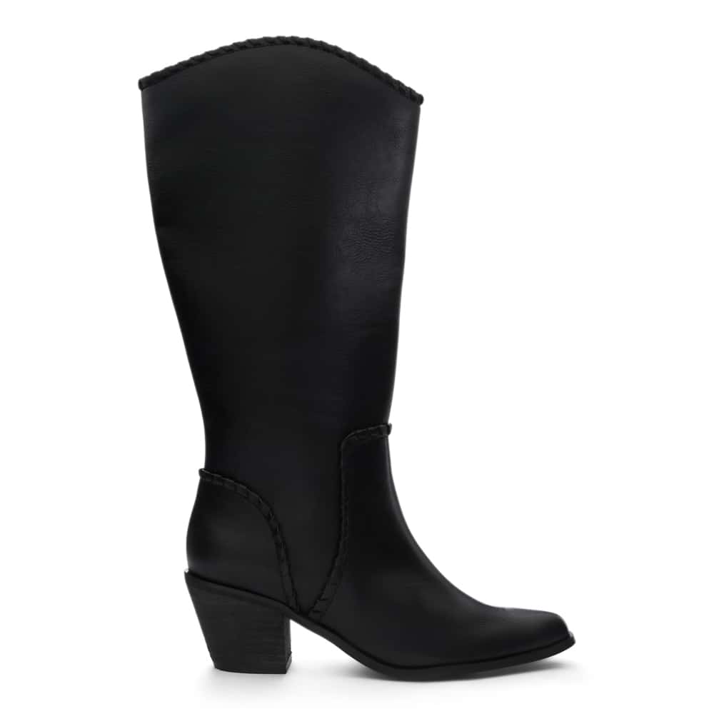 Canyon Boot in Black Smooth