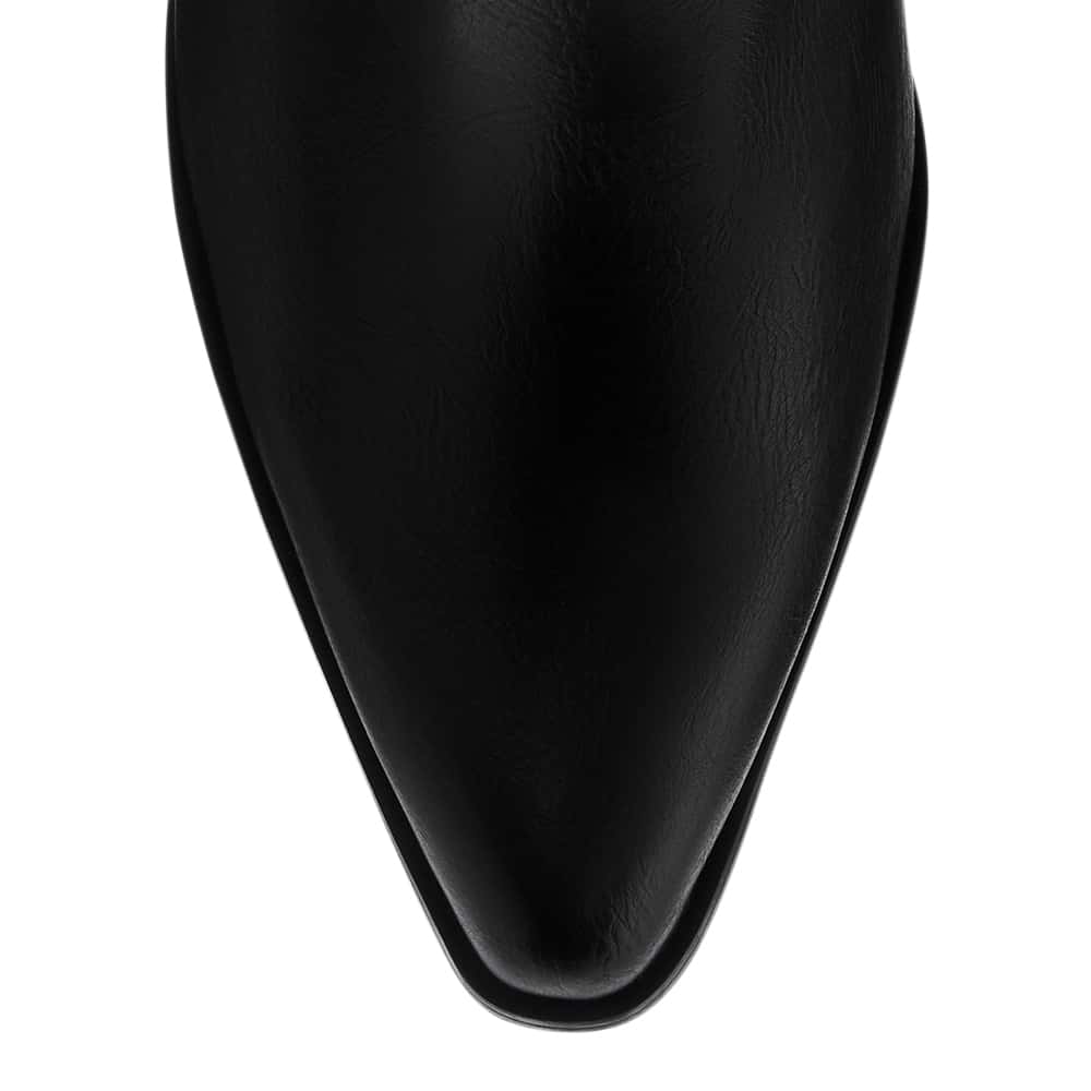 Canyon Boot in Black Smooth