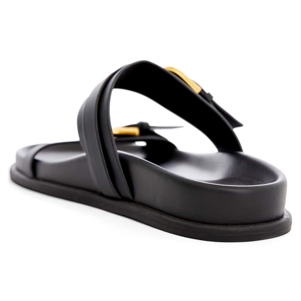 Carina Slide in Black Smooth