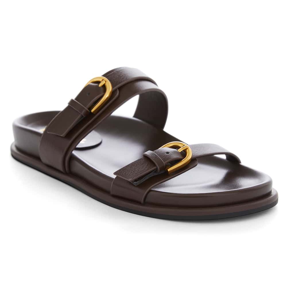 Carina Slide in Chocolate Smooth