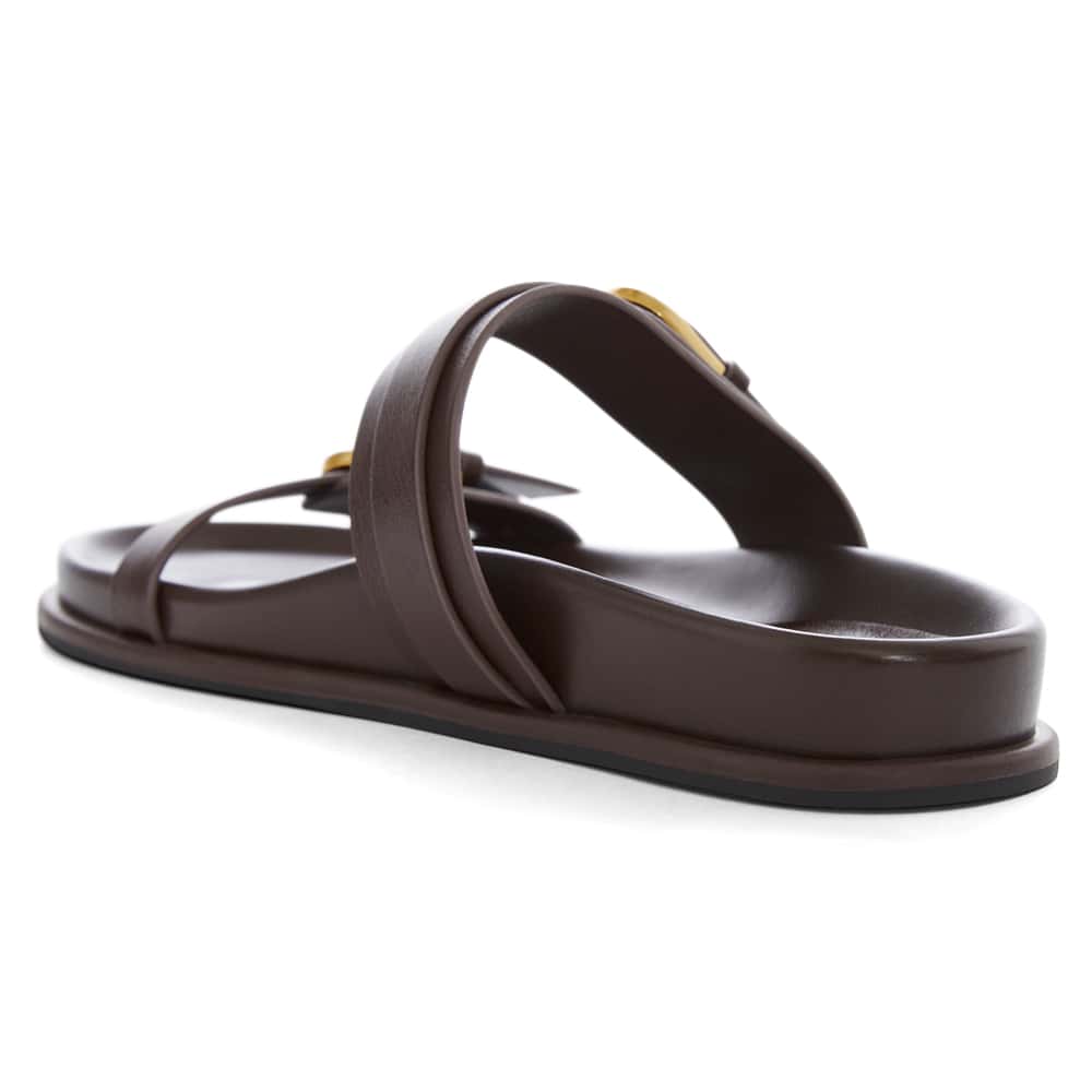 Carina Slide in Chocolate Smooth Smooth