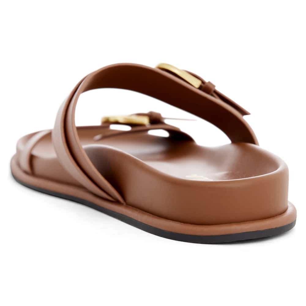 Carina Slide in Tan Smooth