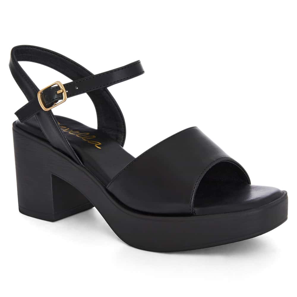 Chelsea Heel in Black/black Smooth Smooth